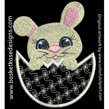 APPLIQUE BUNNY EGG