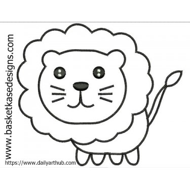 APPLIQUE LION