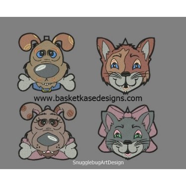 FSL CAT DOG SET (4 designs)