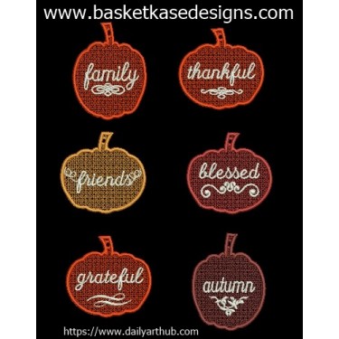 FSL PUMPKIN SET (Set of 6 Designs)