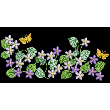 FLORAL IVY BORDER