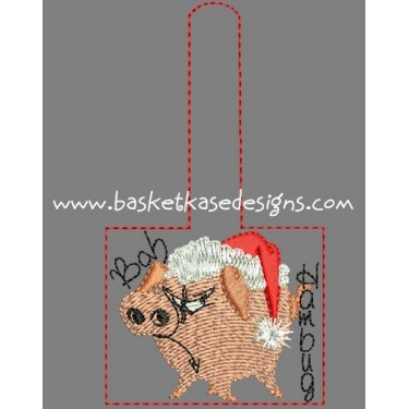 KEY FOB CHRISTMAS PIG