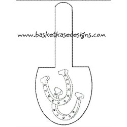 KEY FOB HORSE SHOES