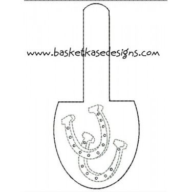 KEY FOB HORSE SHOES