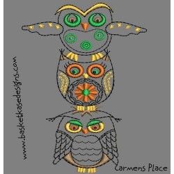 OWL TOTEM (PAIR)