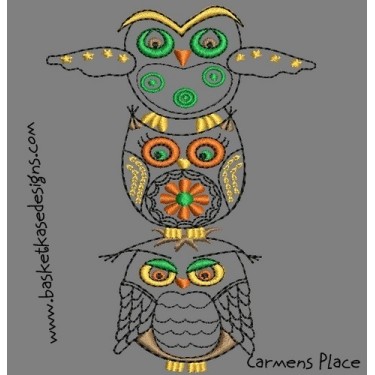 OWL TOTEM (PAIR)