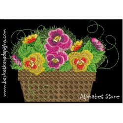 PANSY BASKET