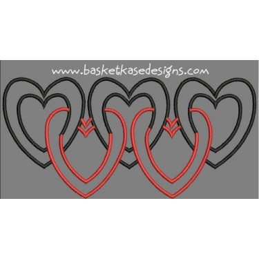 PEGS HEARTS (Applique)