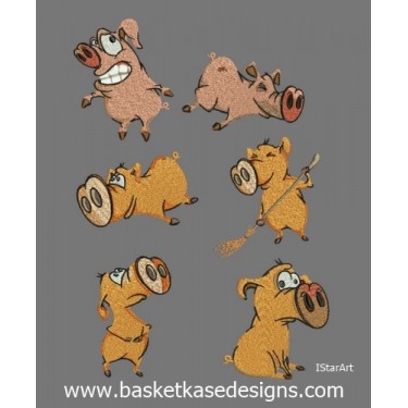 PIG STYE SET (Set of 6 Designs)