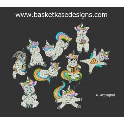 UNICORN DAZE SET (Set of 9 Designs)