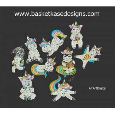 UNICORN DAZE SET (Set of 9 Designs)