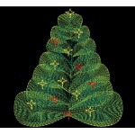 CHRISTMAS TREE RIPPLED 