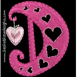 FREE DESIGN - HEART DANGLE ALPHA D (Do Not Put in Shopping Cart)