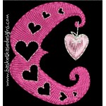 FREE DESIGN - HEART DANGLE ALPHA E (Do Not Put in Shopping Cart)