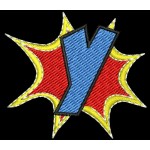 FREE DESIGN - SUPER HERO ALPHA NUMERIC Y