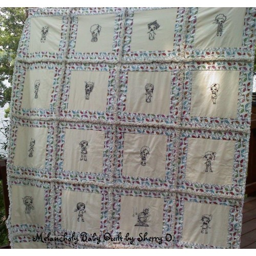 Melancholy Baby Quilt CloseUp